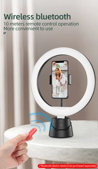 Inteligentná AI PTZ Osobné Fotoaparát 360° Otáčanie Tvár Sledovanie Mobilných Live Vyplniť Ľahký Mobilný Telefón Držiak na Mobilný Telefón, Stojan, Držiak