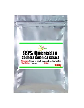 99% quercetin prášku, v organickej Sophora extrakt, proti rakovine. Vysokej kvality, certifikácie ISO, dodanie zdarma