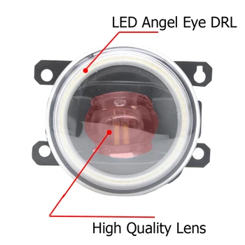 LED Hmlové Svetlá Cut-Line Objektív pre Ford Fiesta 7 MK7 / Fiesta ST roky 2013-2018 Angel Eye DRL Svetlá pre Denné svietenie Auto Stying