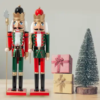 50 Vianočné Drevené baletu luskáčik Vojak Šperky detskej Izby Dekorácie, Ozdoby na Vianočný Darček Remeselníci baletu luskáčik Bábkové