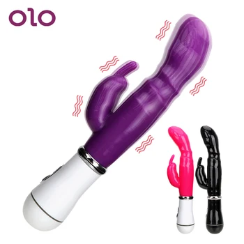OLO Rabbit Vibrátor 12 Vibrácií Režim Klitorisu Stimulátor G-bodu Masér Žena Masturbator Sexuálne Hračky Pre Ženy Sexuálne Produkty
