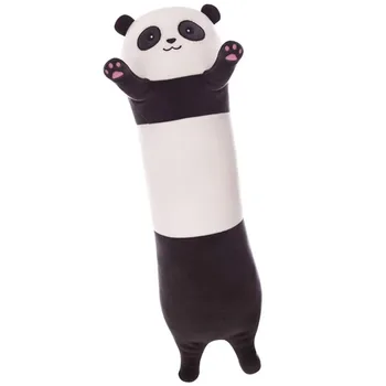 Roztomilá Panda Plyšové Hračky, Zvieratá, Vypchaté Zvieratá, Oblečenie Pre Bábiky Hračky Deti Deti Narodeninám Kawaii Plyšový Vankúš Dlhé