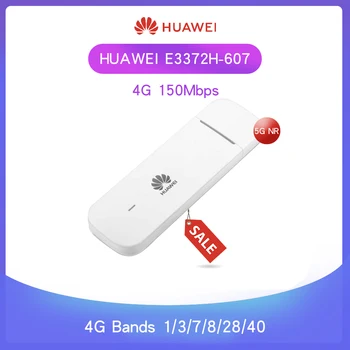 Odomknutý Huawei E3372h-607 LTE 4G USB Modem 150Mbps LTE USB Dongle s vonkajšou Anténou Port E3372h-607