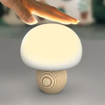 Roztomilý Mini LED Húb na Čítanie Svetlo Magnetické USB Nočné Osvetlenie, Dotykový Snímač Atmosféru Lampa Mäkké Dieťa, Dieťa Spí, Nočné Lampy