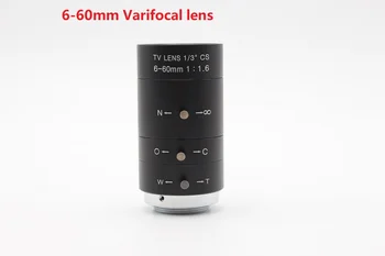 Megapixelovým 2.8-12mm Varifokálny HD Bezpečnostnú Kameru, Objektív, Manual Zoom & Zameranie CS Mount