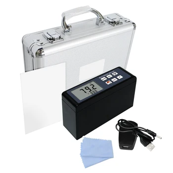 Belosť Meter Leucometer 0~120 Biela Farba Stupeň Tester pre Farby Papier, Prášok, Soľ, Múku, Ručné s Hliníkovým Prípade