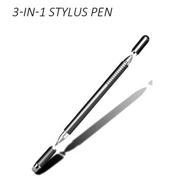 Univerzálne Stylus Pen 3 v 1 Troch Nibs Pre Android, ipad Vzduchu Povrch Tabletu, IOS, Windows xiao Samsuang Screen Dotknite sa položky Ceruzka