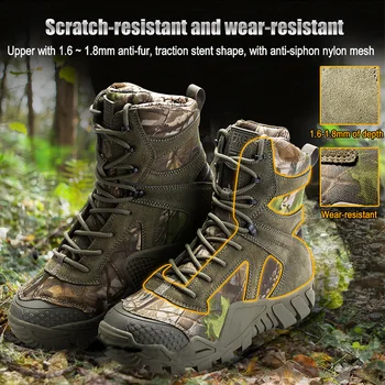 ZADARMO VOJAK outdoor camping taktické armádne topánky kamufláž boj proti turistika lovecké topánky
