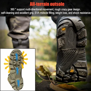 ZADARMO VOJAK outdoor camping taktické armádne topánky kamufláž boj proti turistika lovecké topánky