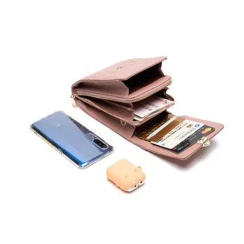 OKKID ženy crossbody mobilný telefón, mini taška taška cez rameno PU kožené kabelky módnych peniaze taška kreditnej karty držiteľ darčeky pre dievčatá