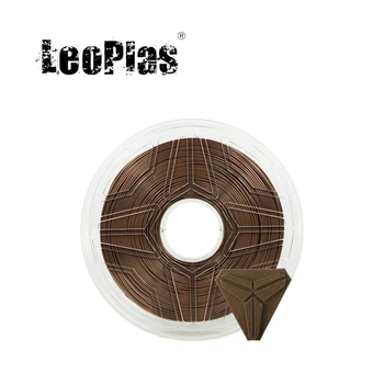LeoPlas 1 kg 1.75 mm Kávy Hnedé CHKO Vlákna Pre FDM 3D Tlačiarne Pero Spotrebný materiál Tlač Dodávky Plastových Materiálov