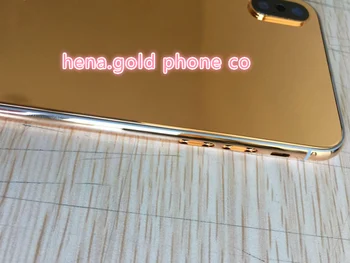 2020 Najnovšie Horúce Zadný kryt pre telefón X Rose Gold Bývanie Šasi Mirror Gold Prispôsobený Dizajn Zadných Dverí pre IP X 10