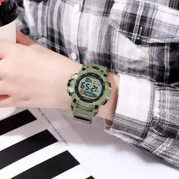 SYNOKE Mužov Vojenské Športové Hodinky Vodotesné Šok Ženy LED Digitálne Hodinky Chronograf Budík Bežné Chlapec dievča Náramkové hodinky