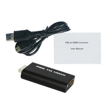 HDV-G300 PS2 HDMI 480i/480p/576i o Video Converter Adaptér 3,5 mm o Výstup