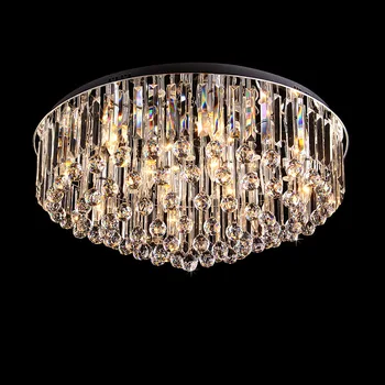 Kolo Crystal Stropné svietidlo Pre Obývacia Izba Diaľkovo Ovládané luminaria Domáce Dekorácie Spálňa Lampy, Osvetlenie Zariadenie