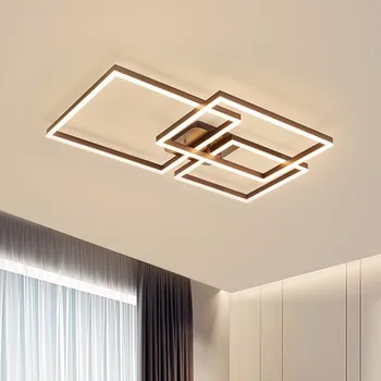 Moderné LED Stropný Luster Osvetlenie Pre Jedáleň, Obývacia Izba S Diaľkovým ovládaním, Spálne, Lampy, Svietidlá, Lustre