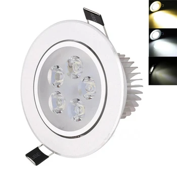 LED Downlight Stmievateľné 5W Nepremokavé Teplá Biela Studená Biela Zapustené LED Svietidlo Bodové Svetlo AC110V 220V Dimbare Led Spot Pozornosti