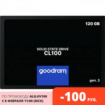 Goodram CL100 gen jednotky ssd (solid-state drive).3 SSDPR-CL100-120-G3 SSD, 2.5