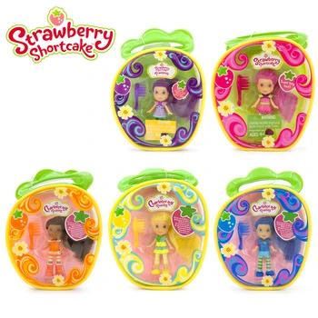 Hasbro Strawberry Shortcake dlhé vlasy Akcia obrázok mini jahoda bábiky dievča hrať dom hračky narodeninám darčeky pre deti