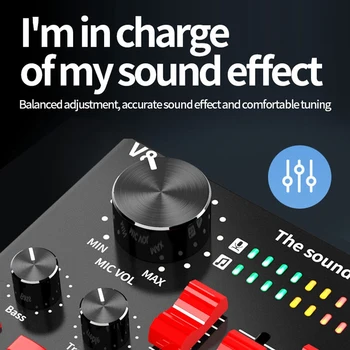 Bluetooth Profesionálne Živé Vysielanie, Zvukovú Kartu, USB, o Rozhranie DJ Mixer Zvuk pre Nahrávanie Mikrofón Gitara