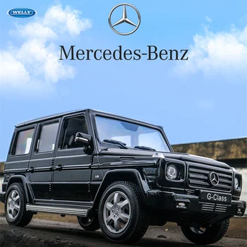 WELL 1:24 značky Mercedes-Benz G-Triedy SUV auto zliatiny auto model simulácie auto dekorácie kolekcie darček hračka lejacích model chlapec