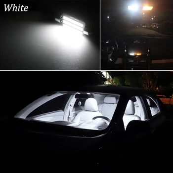 KAMMURI 14Pc Biela bez Chýb LED špz Lampa + LED Osvetlenie Interiéru Auta Pre Audi TT TTS 8J MK2 Kupé Roadster (2007-)