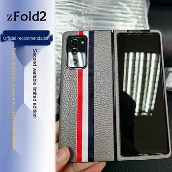 Galaxy z fold 2 puzdro pre Galaxy Z Fold2 5G pravá Koža Mobilného Telefónu prípade 14 Farieb Voliteľné Nové Prírastky