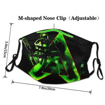 Žieravý Mascarilla Masque Maska Handričkou Masky Na Tvár Masku Úst Kryt Apex Legendy Taktický Zápas Tváre Ochranné