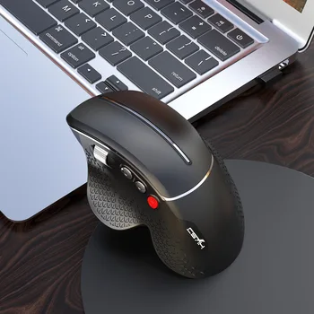 Úplne Nové Vertikálne Myši 2.4 G Bezdrôtovej Myši, Ergonomický Dizajn, Pohodlné Uchopenie, Optická Myš 3600 DPI Herný Počítač Myš