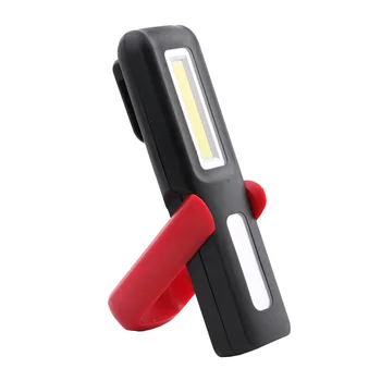 2 Režim Kontroly Lampa COB LED USB Nabíjateľné Skladací Magnetický Hák Stan Camping Pochodeň Baterka Pracovné Osvetlenie, vstavaná Batéria