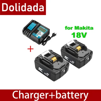 Pôvodné 18V18Ah Batérie 18000mah Li-Ion Batérie Náhradné Batérie pre MAKITA BL1880 BL1860 BL1830battery+4A Nabíjačky