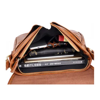 Módne Tašky cez Rameno Travel Bag PU Kožené Mužov Aktovku Značky Luxusné Kvalitné pánske Messenger Taška Muž Laptop Taška Podnikania