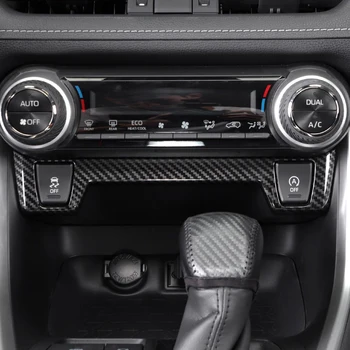 ABS, Centrálne Ovládanie Tlačidlo Rám Dekoračné Nálepky, Interiérové Úpravy Dodávky Príslušenstvo Pre Toyota Rav4 2019 2020
