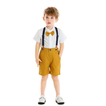 Deti, Chlapčeka V Lete Gentleman Oblečenie Vyhovovali Módne Narodeninovej Party Boy Detské Oblečenie Vyhovovali 1-5 Rokov Dojčenská Chlapec Oblečenie Set