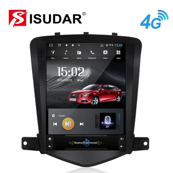 Isudar H53 Vertikálne 1 Din Android Auto Rádia Pre Chevrolet Cruze 2006-GPS Auto Multimediálne RAM 4G ROM 64 G Pre TESLA Model DSP
