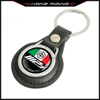 Pre Piaggio MP3 Skúter Keychain Motocykel Krúžok Kože