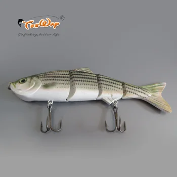 Nový Produkt Rybárske Lure 4 Segment Swimbait Crankbait Pevného Návnadu Pomaly 135g 25 cm Rybárske háku Rybárske Náčinie FL4-B02