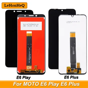Pre Motorola Moto E6 Hrať XT2029 XT2029-1 LCD Displej Dotykový Displej Digitalizátorom. Montáž Na Moto E6 Plus LCD Displej