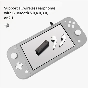 Pre Gulikit Bezdrôtové Bluetooth Audio Vysielač Adaptér NS07 pre Nintend Prepínač/Lite/Prepínanie TV Dock pre PS4 USB Typ-C Adaptér