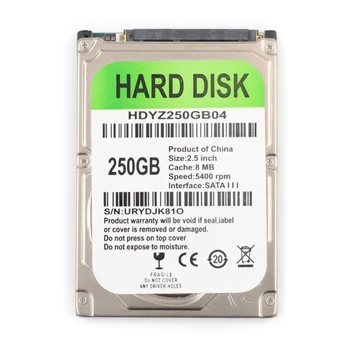 2.5 Palcový HDD SATA, USB Kábel Adaptéra 80/120/160/250/320/500GB pre PC, Notebook Mechanickej Pevného Disku