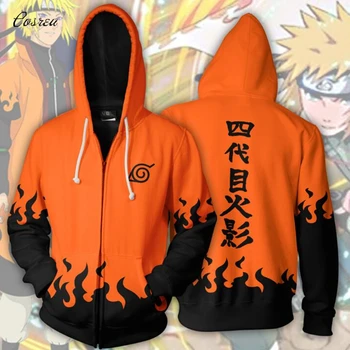 Anime Naruto Oblečenie Zips S Kapucňou, Mikina Mužov Stierka Naruto Oblečenie Žien Naruto Hoodie Kostým Naruto Bunda Halloween