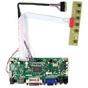Yqwsyxl riadiacej Dosky Monitora Držiak pre HB140WX1-100 HDMI+DVI+VGA LCD LED displej Regulátora Rada Ovládač