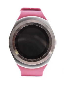 Sledujte carcam smart hodinky a7-strieborná, ružová silikónové