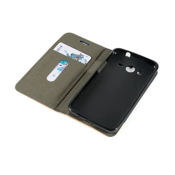 Telefón Bag Obal Pre Samsung Galaxy J1 2016 Flip Prípade Mäkké Tpu Silikónové Zadný Kryt Pre Galaxy J1 Business Kožené Knihy Prípade