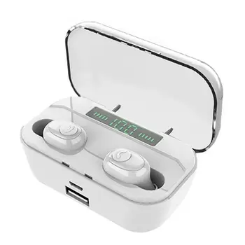 G6S Tws Bluetooth Slúchadlo 8D Bezdrôtové Stereo Slúchadlá Mini Bezdrôtové Slúchadlo Headset S 3500mAh Power Bank Slúchadlá Slúchadlá