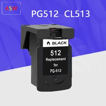 ASW PG 512 pg512 CL 513 atrament náhradné kazety pre Canon PG-512 CL-513 pre Canon MP240 MP250 MP270 MP230 MP480 MX350 IP2700