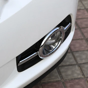 2 ks Chróm Predné Hmlové Svetlo Lampy Kryt Výbava Pre Chevrolet Corvette Cruze 2009-