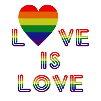 500 Kusov Homosexuálov Dúhový Pride Nálepky na Roll, Podporu LGBT Spôsobuje, v Tvare Srdca (Srdce), Samolepky