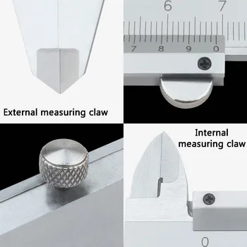Vernier strmeň 0-150 0-200 0-300 mm s vysokou presnosťou nehrdzavejúcej ocele vernier strmene digitálny merací nástroj strmeň