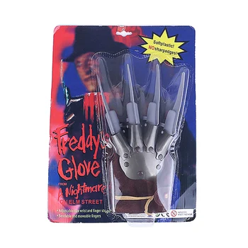 Freddy Krueger Rukavice Wolverine Ghost Pazúr Rukavice Halloween Maškaráda Zobraziť Mužov Rekvizity Halloween Party Hračky